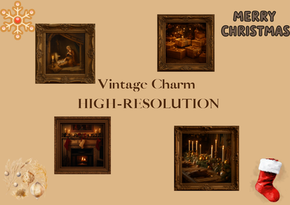 Warm Golden Holiday-ThePrintableCraftPaperr